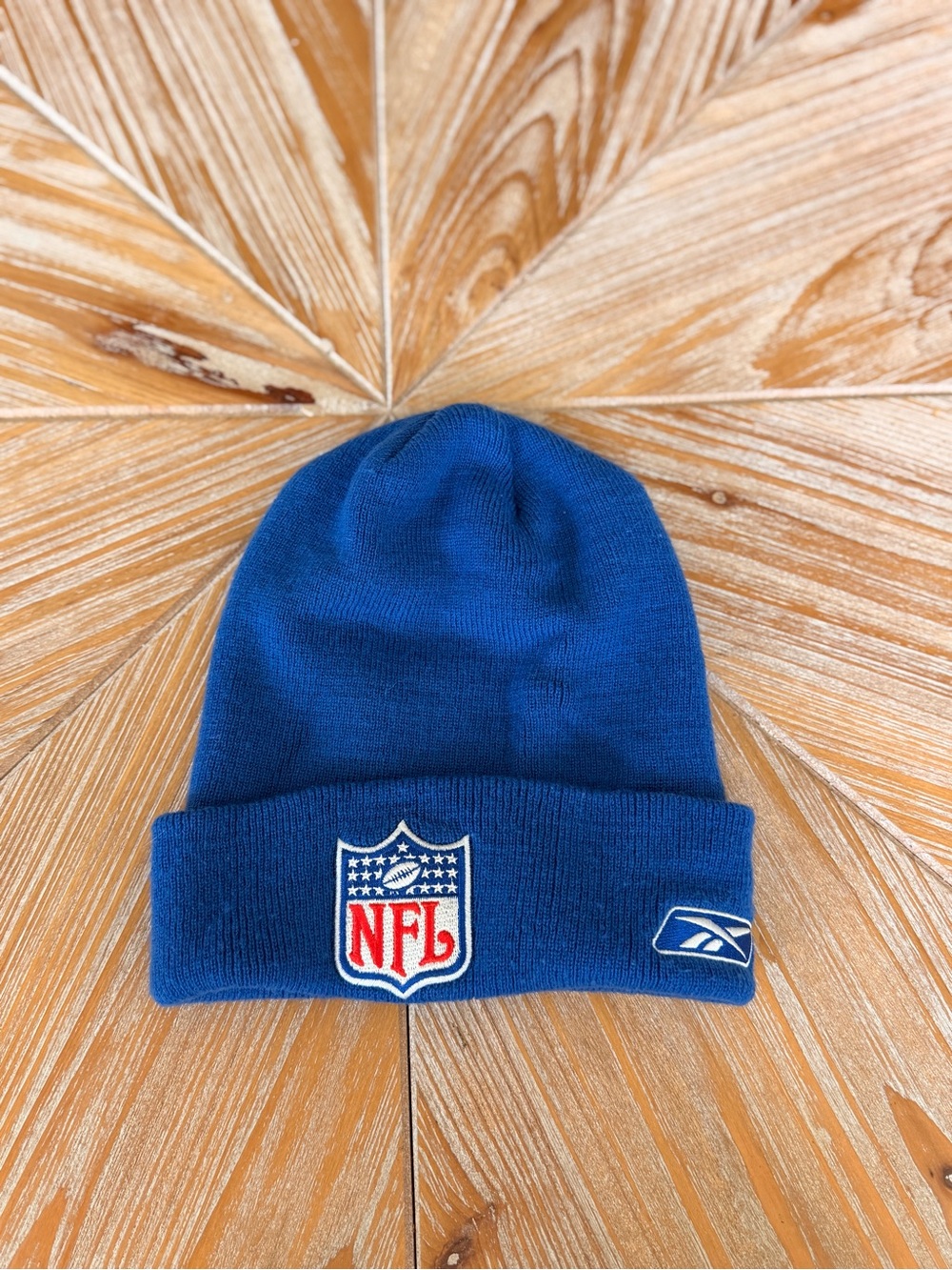 Reebok Kids Royal Blue NFL Knit Cuffed Beanie
